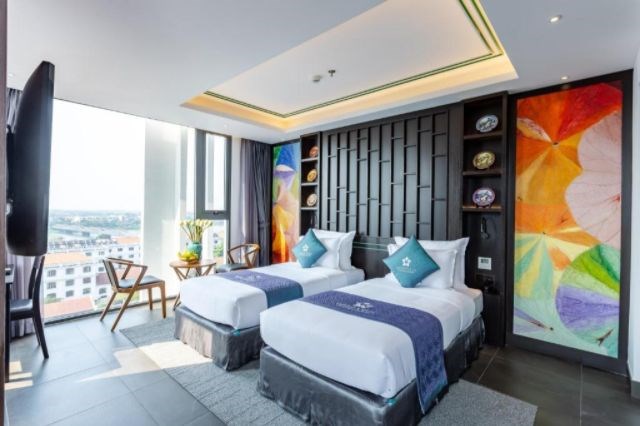 Phòng Deluxe Twin River view